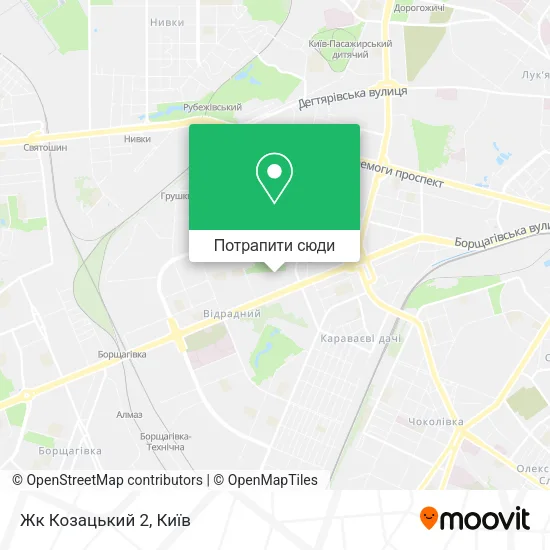 Карта Жк Козацький 2