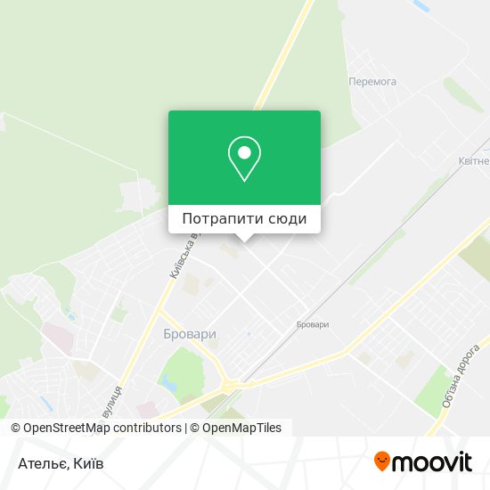 Карта Ательє