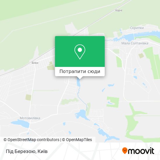 Карта Під Березою
