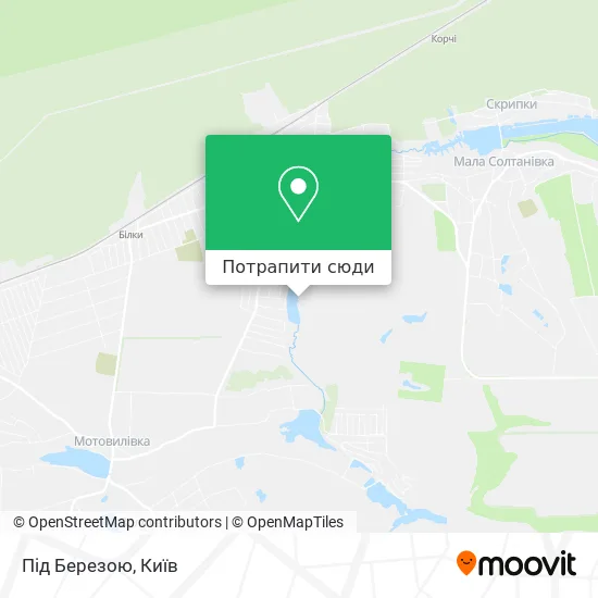 Карта Під Березою