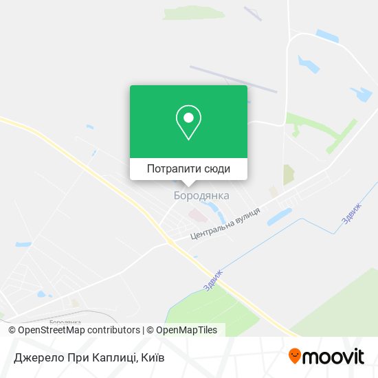 Карта Джерело При Каплиці