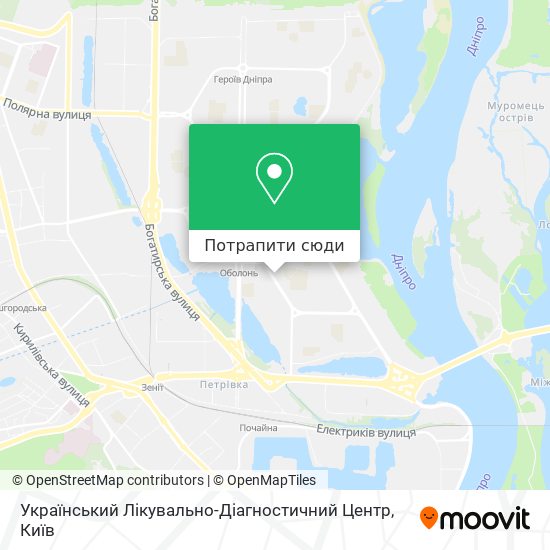 Карта Український Лікувально-Діагностичний Центр