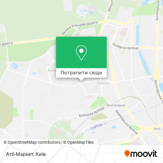 Карта Атб-Маркет