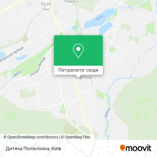Карта Дитяча Поліклініка