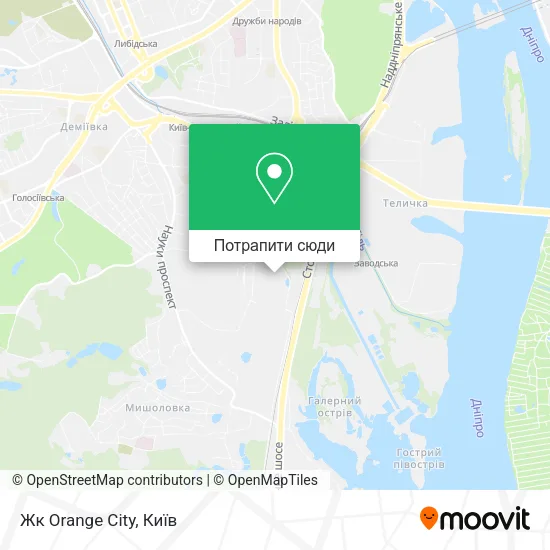 Карта Жк Orange City