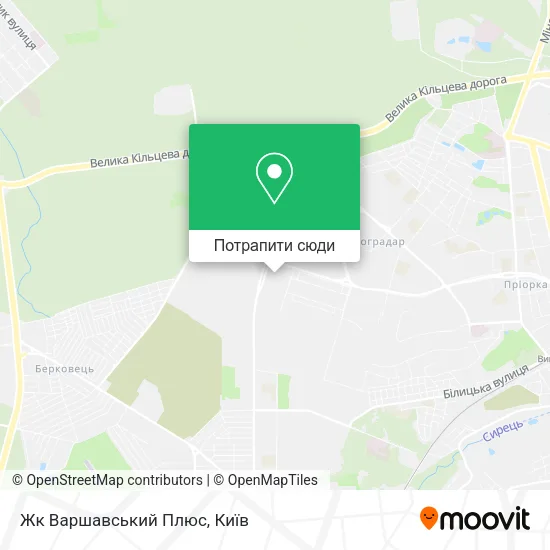 Карта Жк Варшавський Плюс
