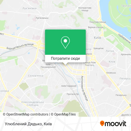 Карта Улюблений Дядько