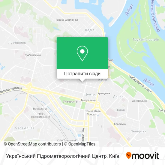Карта Український Гідрометеорологічний Центр