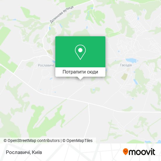 Карта Рославичі