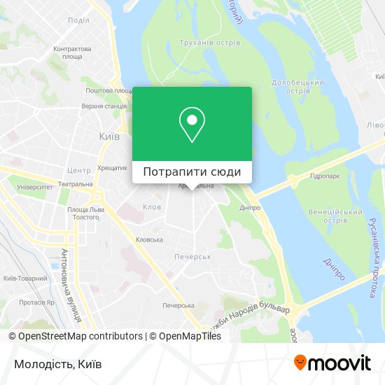 Карта Молодiсть