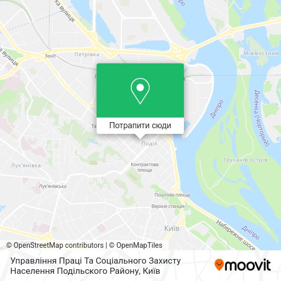 Карта Управління Праці Та Соціального Захисту Населення Подільского Району