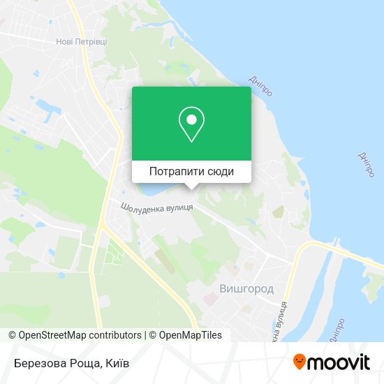 Карта Березова Роща