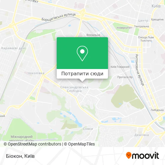 Карта Біокон