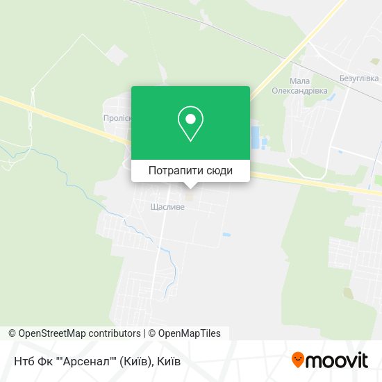 Карта Нтб Фк ""Арсенал"" (Київ)