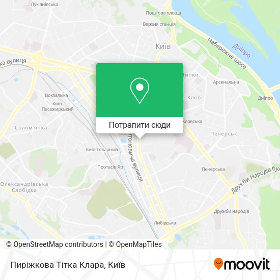 Карта Пиріжкова Тітка Клара