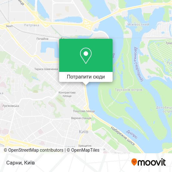 Карта Сарни