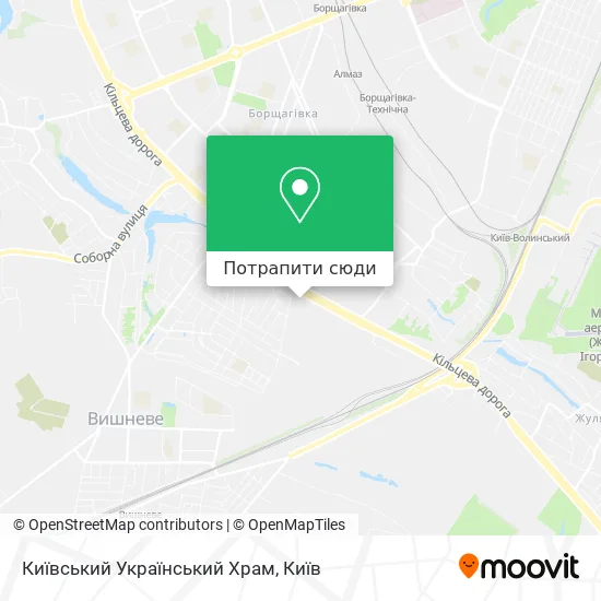 Карта Київський Український Храм