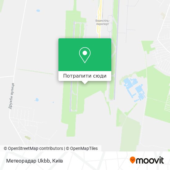 Карта Метеорадар Ukbb