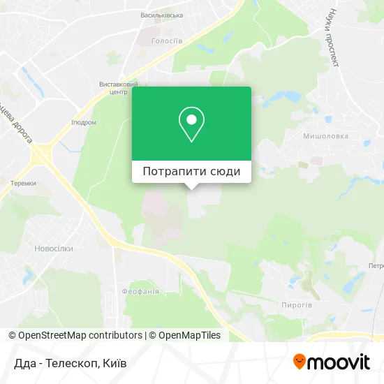 Карта Дда - Телескоп