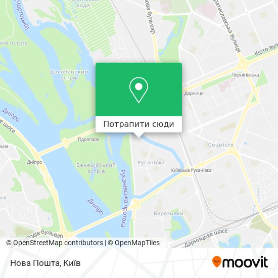 Карта Нова Пошта