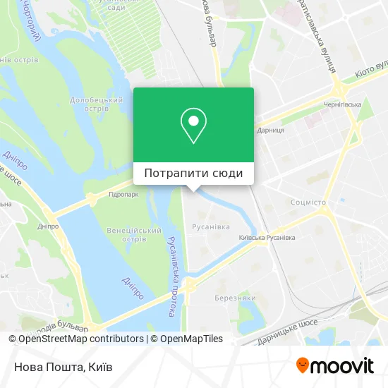 Карта Нова Пошта