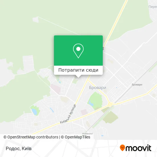 Карта Родос