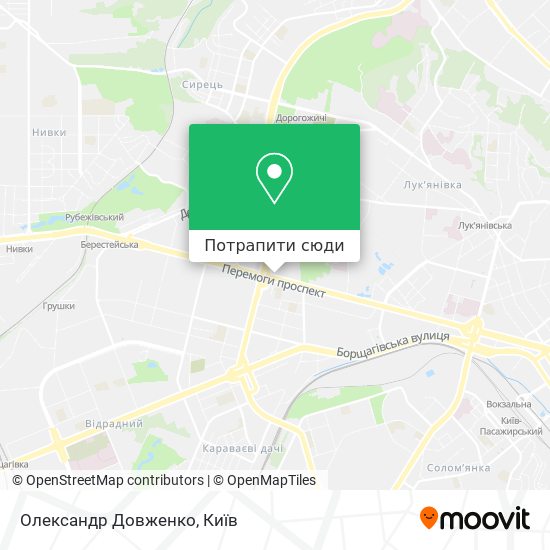 Карта Олександр Довженко