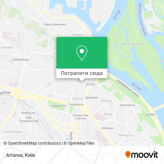 Карта Artarea