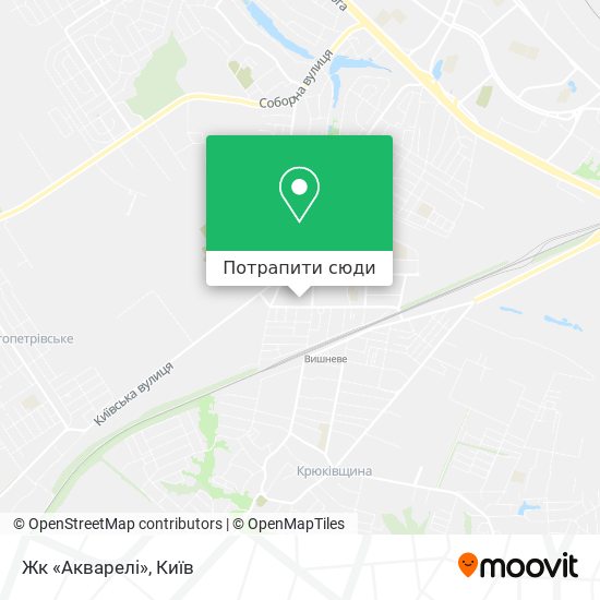 Карта Жк «Акварелі»