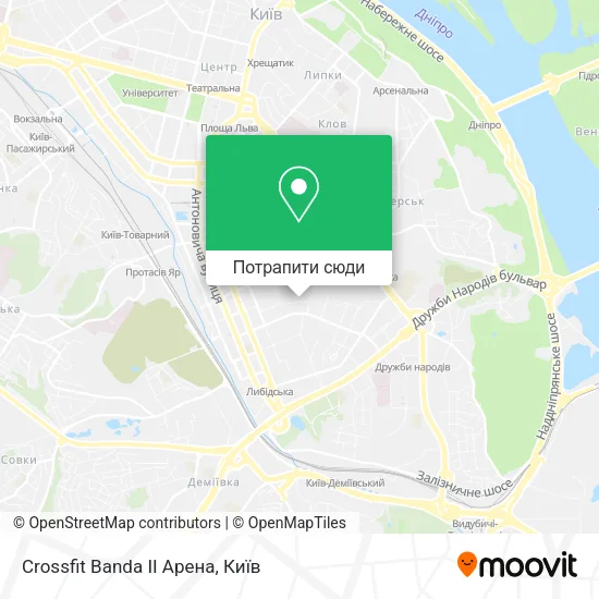 Карта Crossfit Banda II Арена