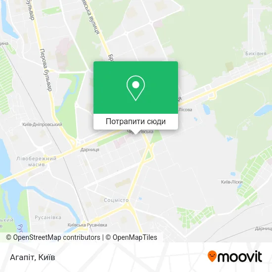 Карта Агапіт
