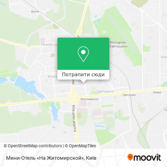 Карта Мини-Отель «На Житомирской»