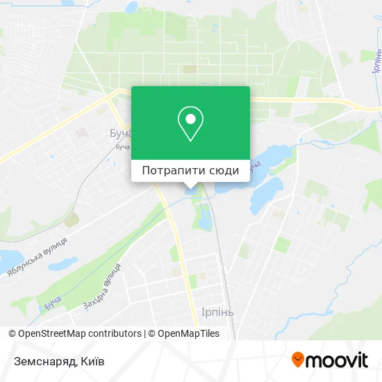 Карта Земснаряд