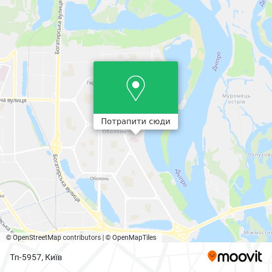 Карта Тп-5957