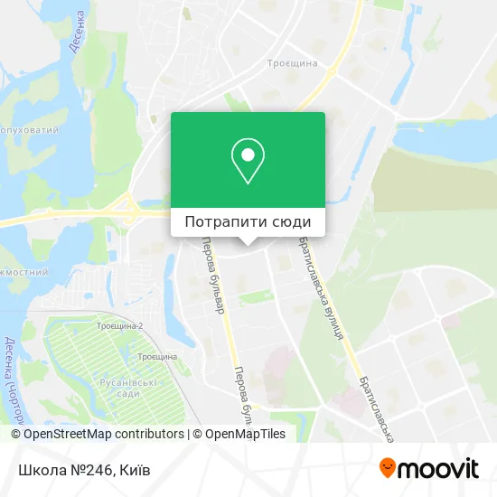 Карта Школа №246