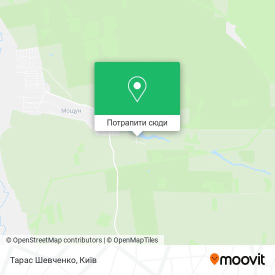 Карта Тарас Шевченко
