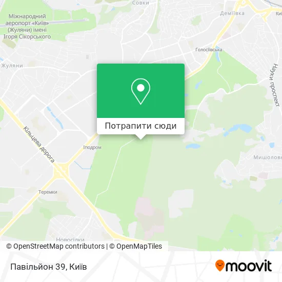 Карта Павільйон 39