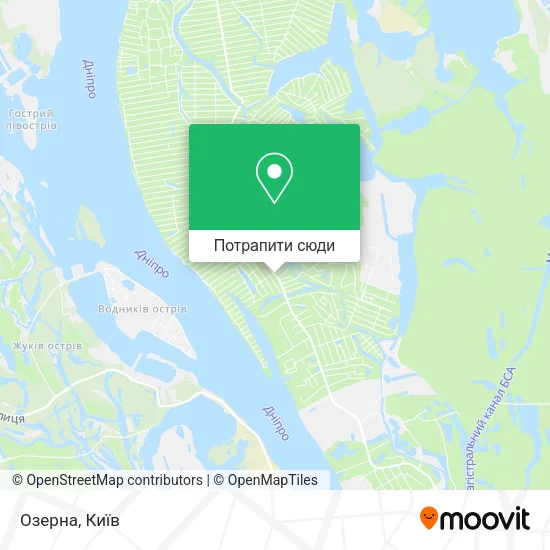 Карта Озерна