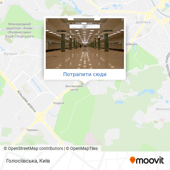 Карта Голосіївська