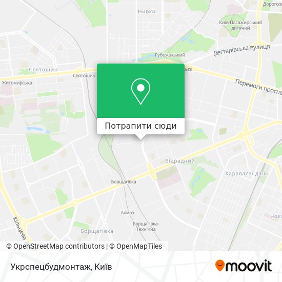 Карта Укрспецбудмонтаж