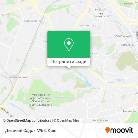 Карта Дитячий Садок №63