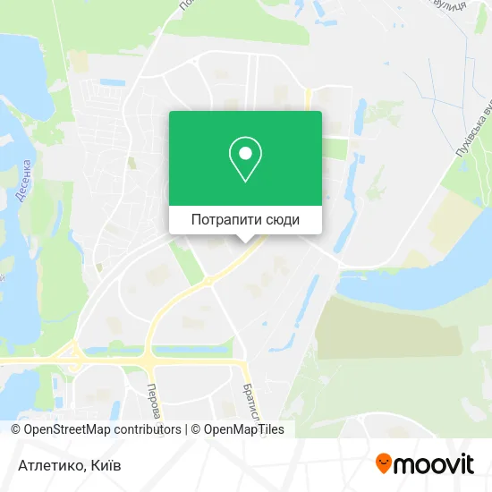 Карта Атлетико