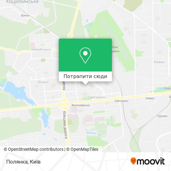 Карта Полянка