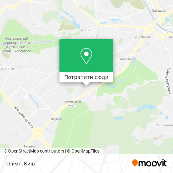 Карта Олімп