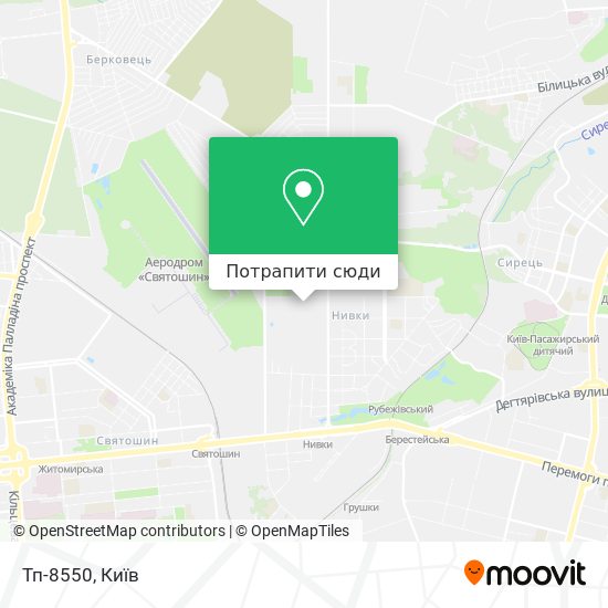 Карта Тп-8550