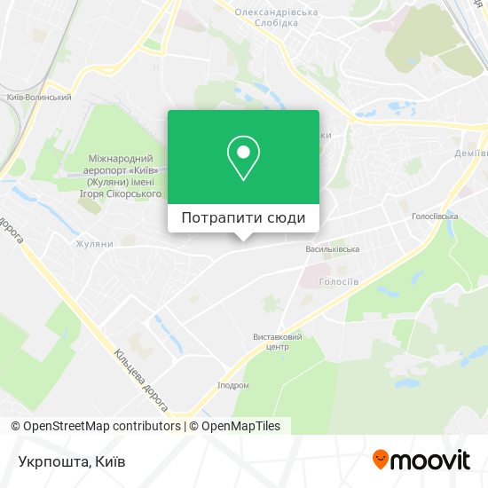 Карта Укрпошта