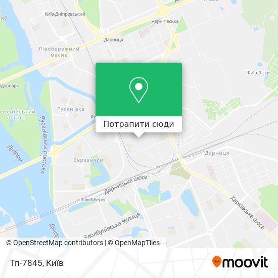 Карта Тп-7845