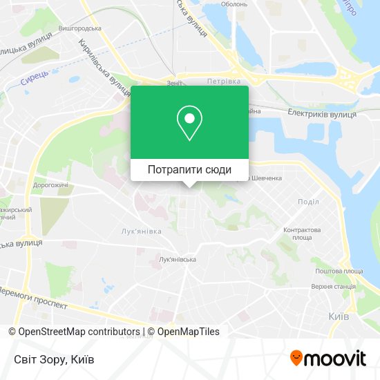 Карта Світ Зору