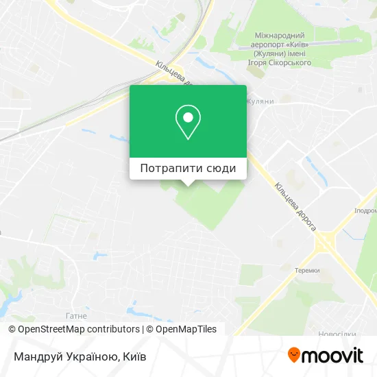 Карта Мандруй Україною