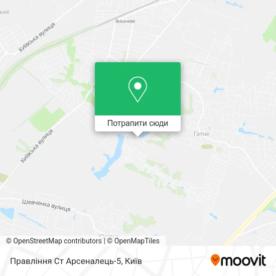 Карта Правління Ст Арсеналець-5